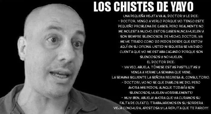 Crap? Pero del Bueno! Chistes de yayo! Crap? Pero del Bueno! Chistes de yayo!