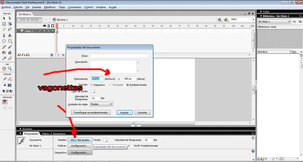 hacer boton flash