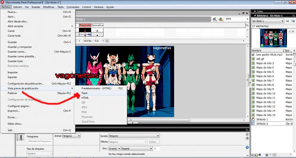 borton gif con sonido