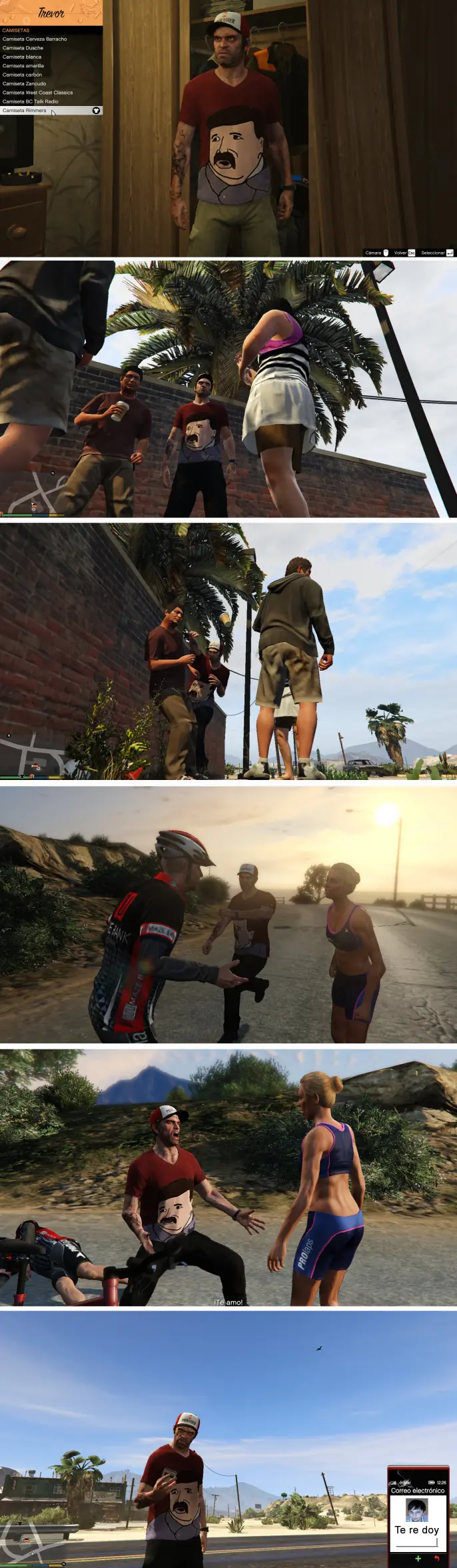 Hice mas skins taringueros para GTA V