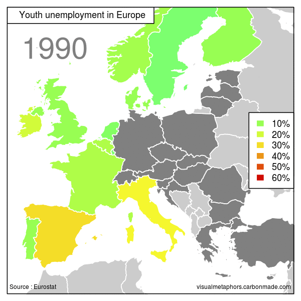 23 Mapas con los que verás Europa de una manera diferente