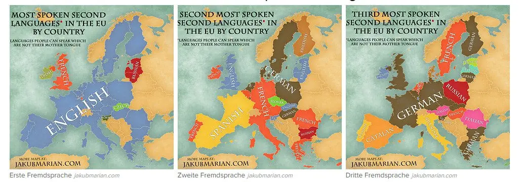 23 Mapas con los que verás Europa de una manera diferente