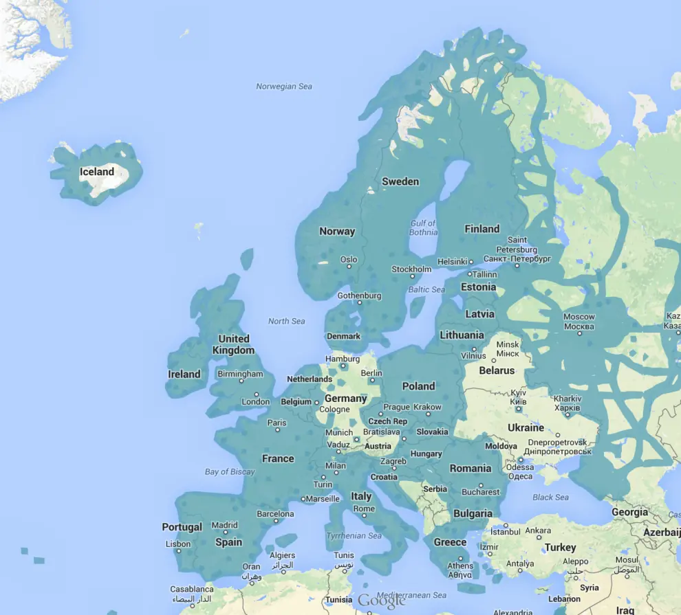 23 Mapas con los que verás Europa de una manera diferente
