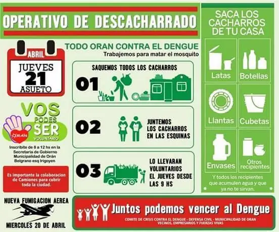 Lucha contra el Dengue en Oran - Salta
