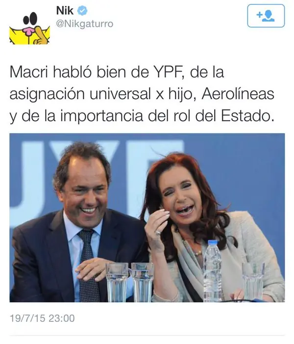 Hasta Nik y TN se burlan de Macri