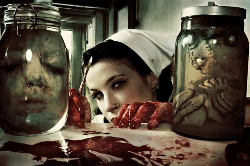 Arte oscuro Stefan Heilemann (fotomontage) 1