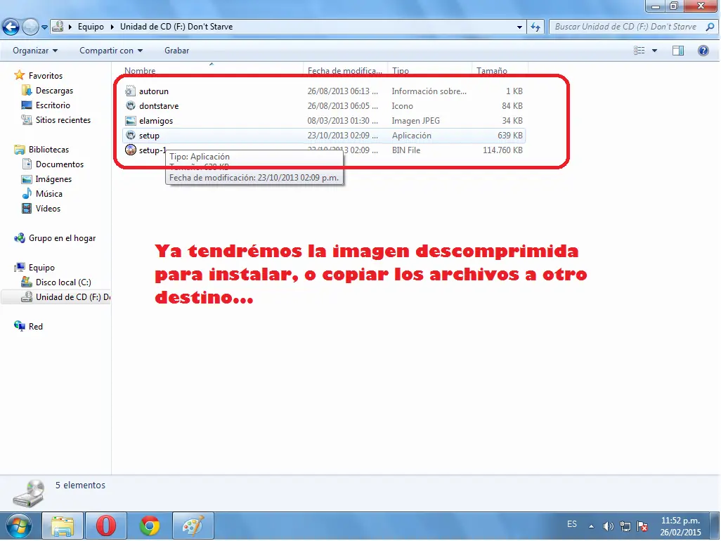 Descomprimir archivos .iso + descarga (UltraISO)