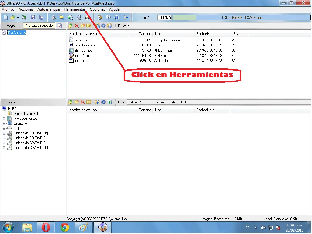 Archivos UltraISO