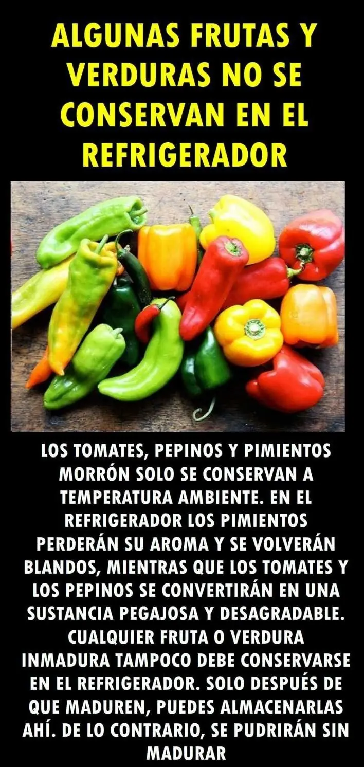 trucos para conservar frutas y verduras frescas