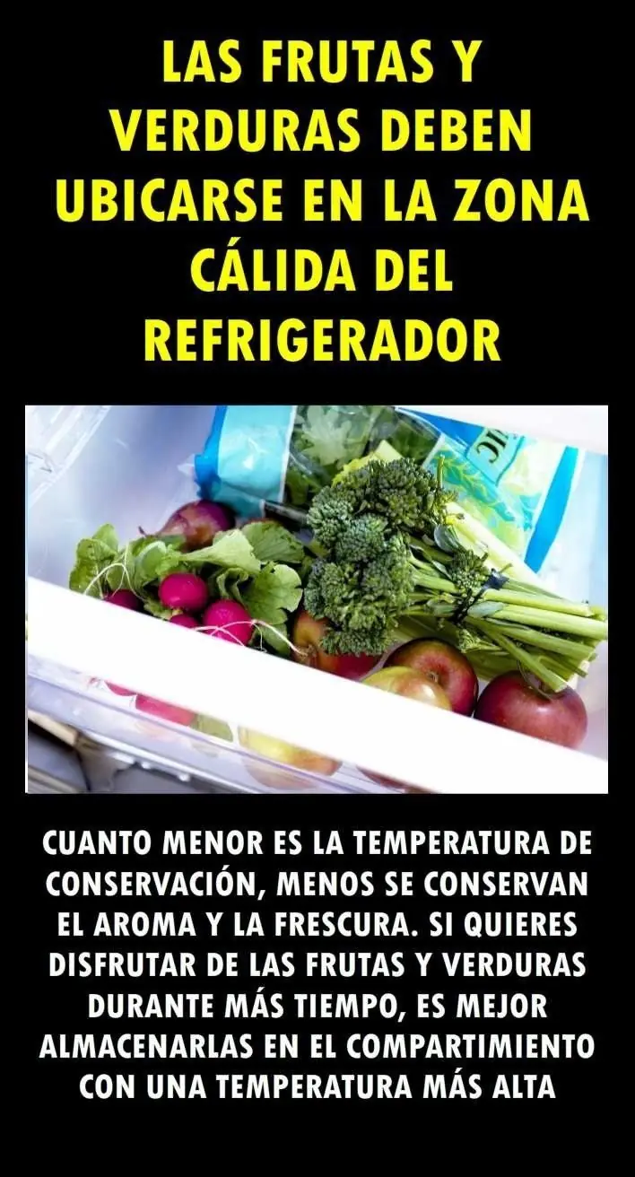 trucos para conservar frutas y verduras frescas