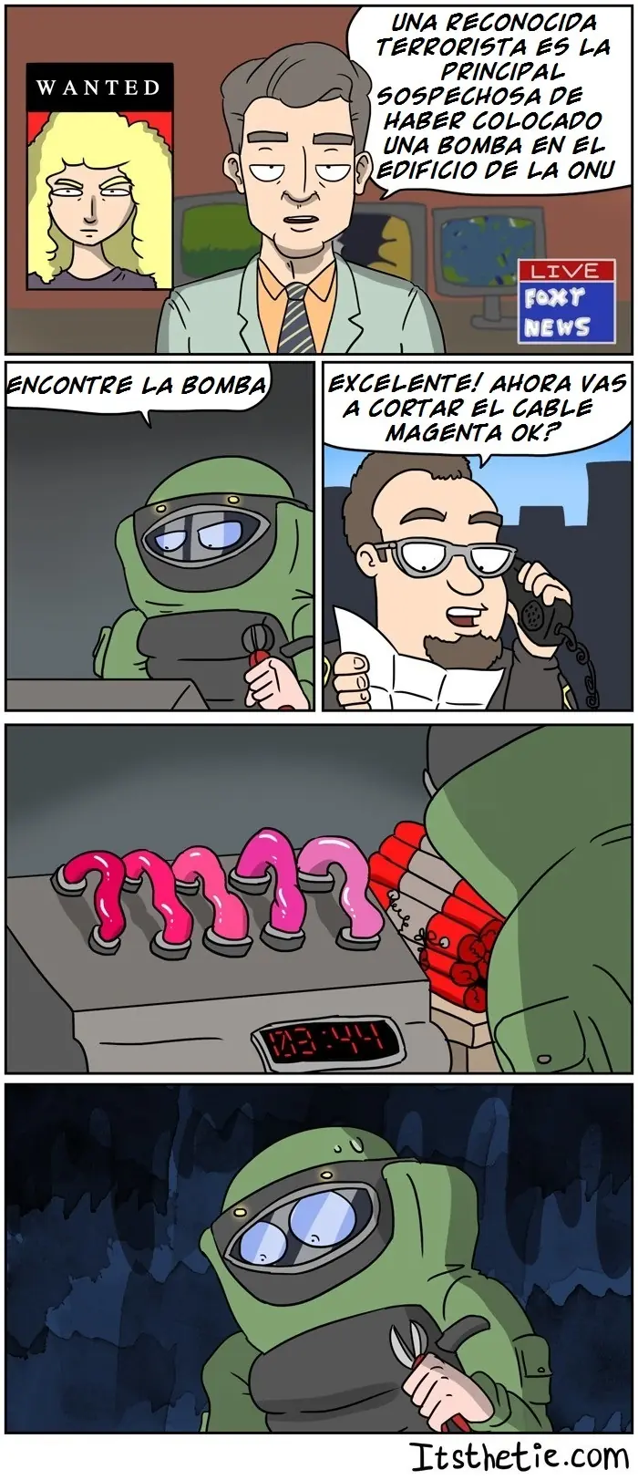 A mi me tenes que sacar la risa a tiros, (humoringa)