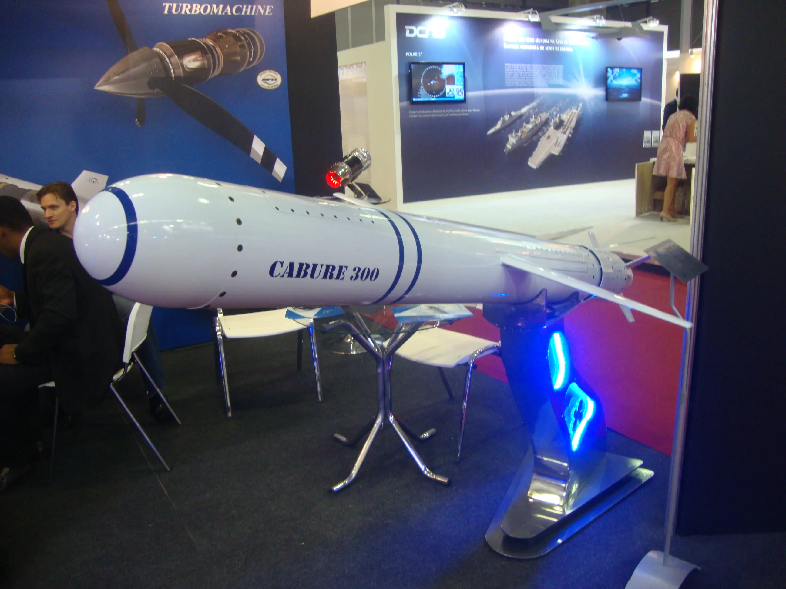 Turbomachine presenta Misil Crucero CABURE 300 100% nacional