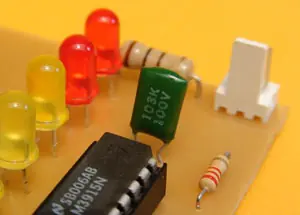 Como construir  un vumetro stereo con leds