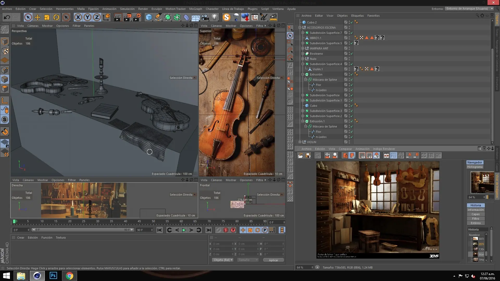 Taller de Violín 3d- Chuck3d