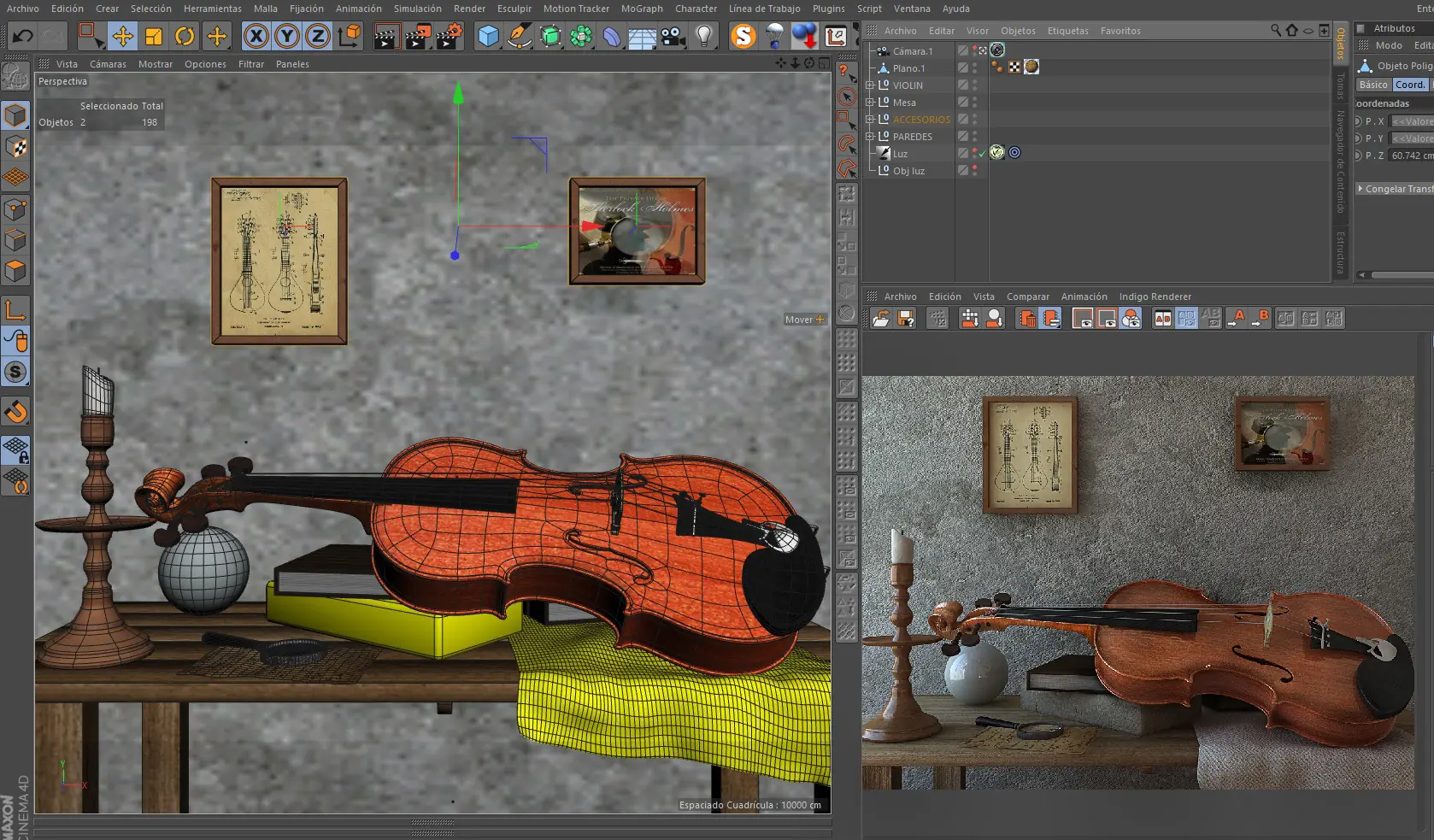 Taller de Violín 3d- Chuck3d