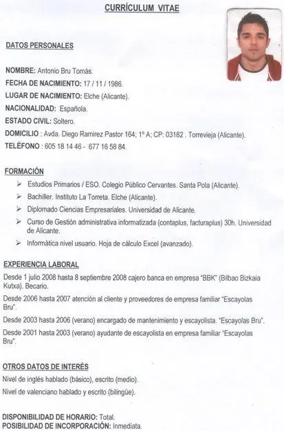 experiencia experiencia