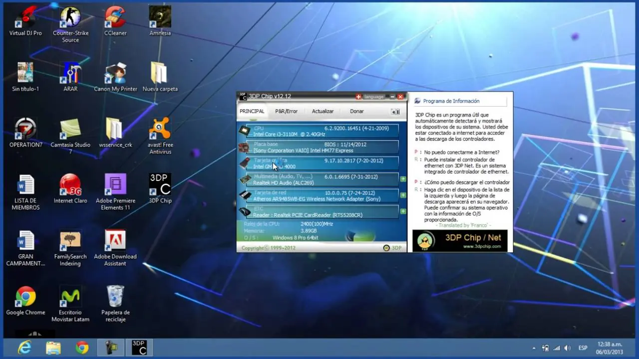 problemas en la pc