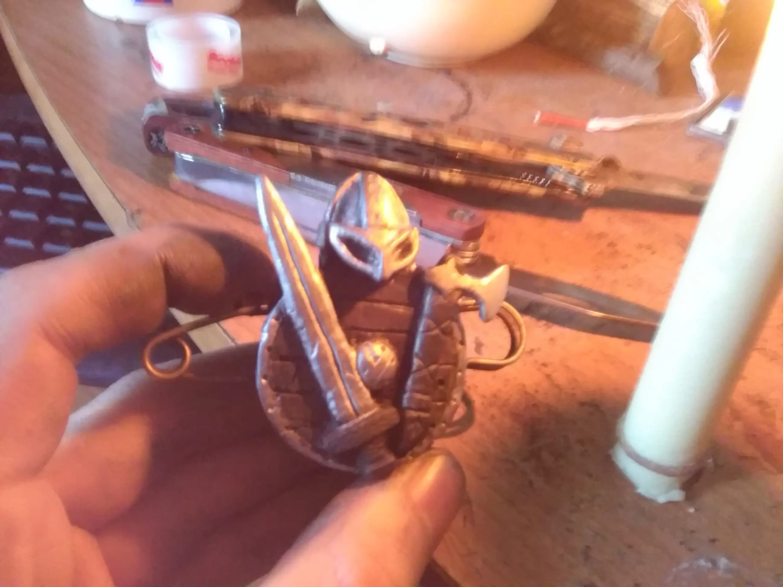 Le hice un prendedor nordico a mi novia y te lo muestro Le hice un prendedor nordico a mi novia y te lo muestro