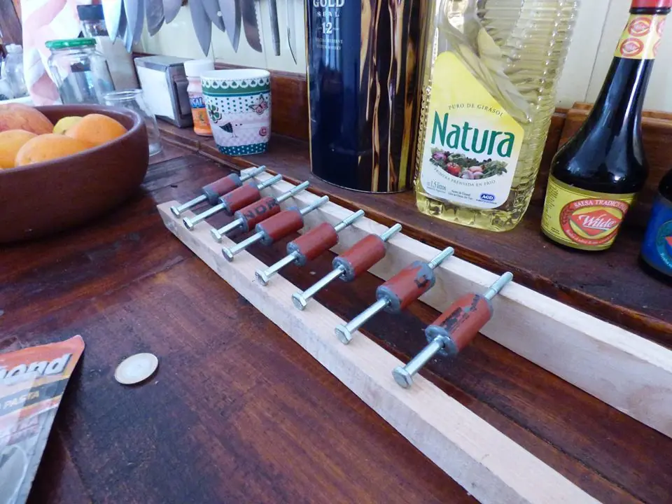 mesada de cocina reciclada