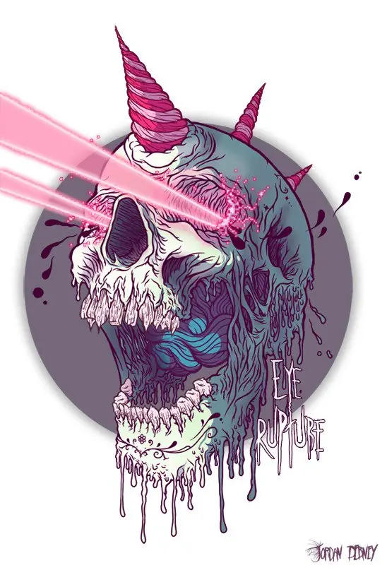 Jordan Debney Ilustraciones Grotescas desde Nueva Zelanda