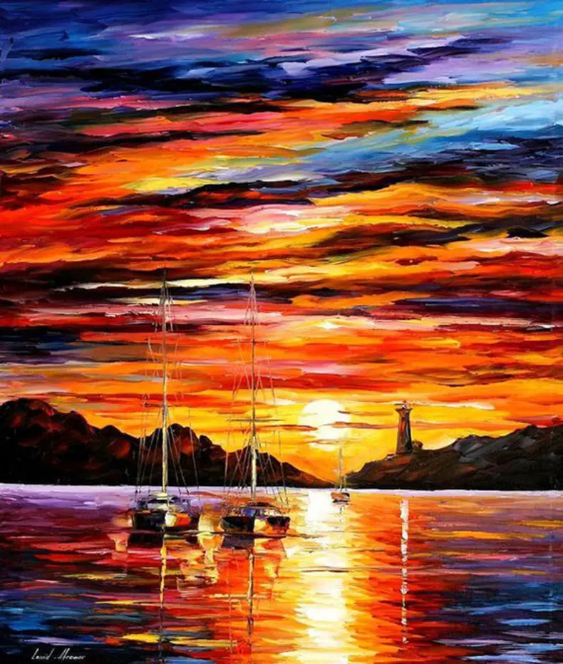 El Asombroso y Colorido Arte de Leonid Afrémov