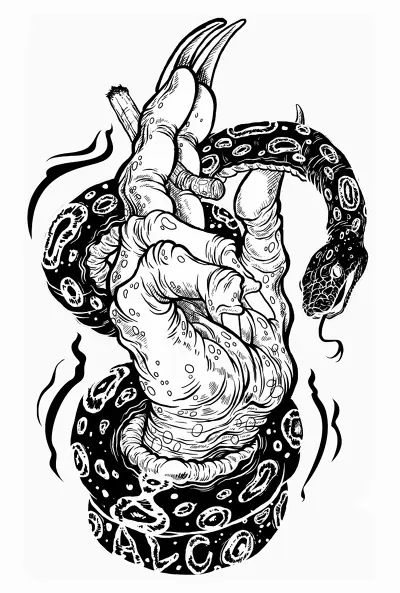 Jordan Debney Ilustraciones Grotescas desde Nueva Zelanda