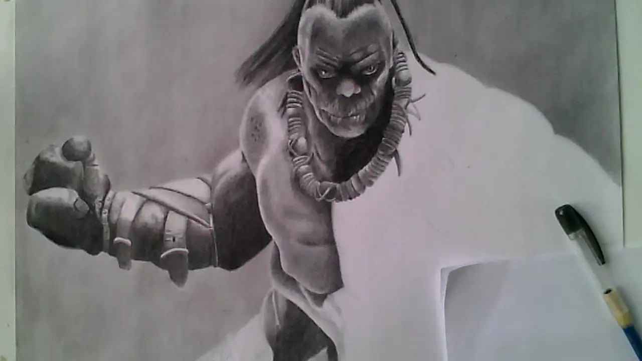 Dibujando a Goro - MKX - ELIS30
