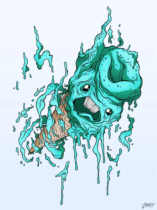 Jordan Debney Ilustraciones Grotescas desde Nueva Zelanda