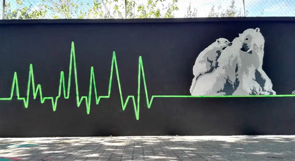 Un grafiti para salvar el ártico