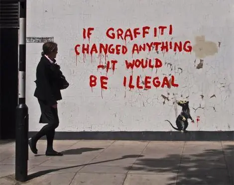 Las mejores obras urbanas de Banksy.