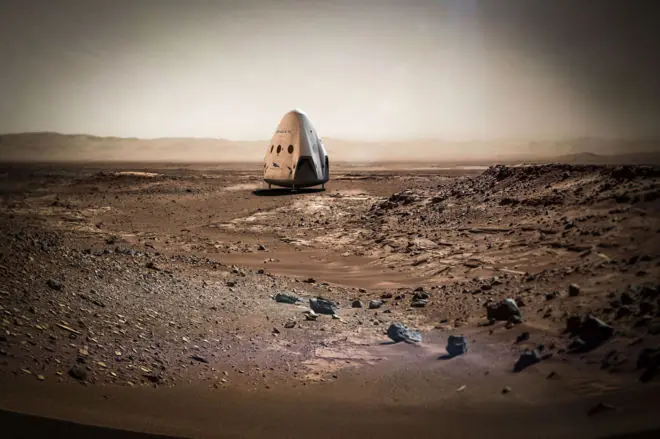 SpaceX pretende lanzar una nave no tripulada a Marte en 2018