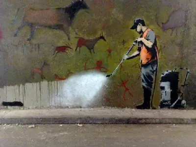 Las mejores obras urbanas de Banksy.