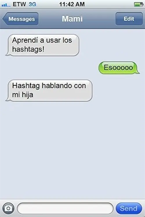 Mamá aprendió a usar Whatsapp!