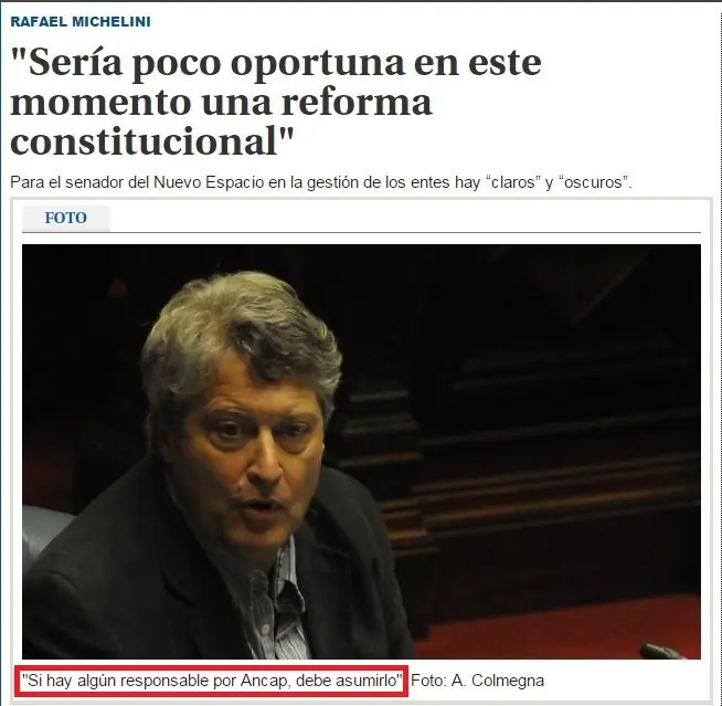 Uruguay - A Ancap le vas a poner $ arriba, fiesta u$s 270k