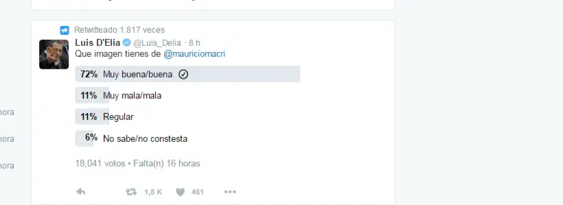 ¡Mauricio Macri es un sentimiento no puedo parar!