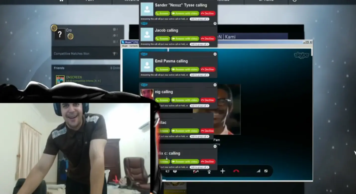 streaming girl fail