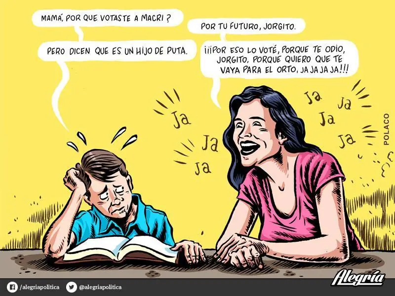"Humor" K: pasa que te muestro la hipocresia...
