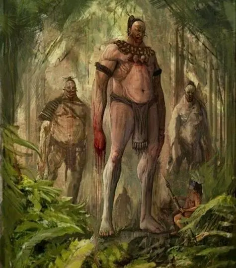 gigantes con humanos