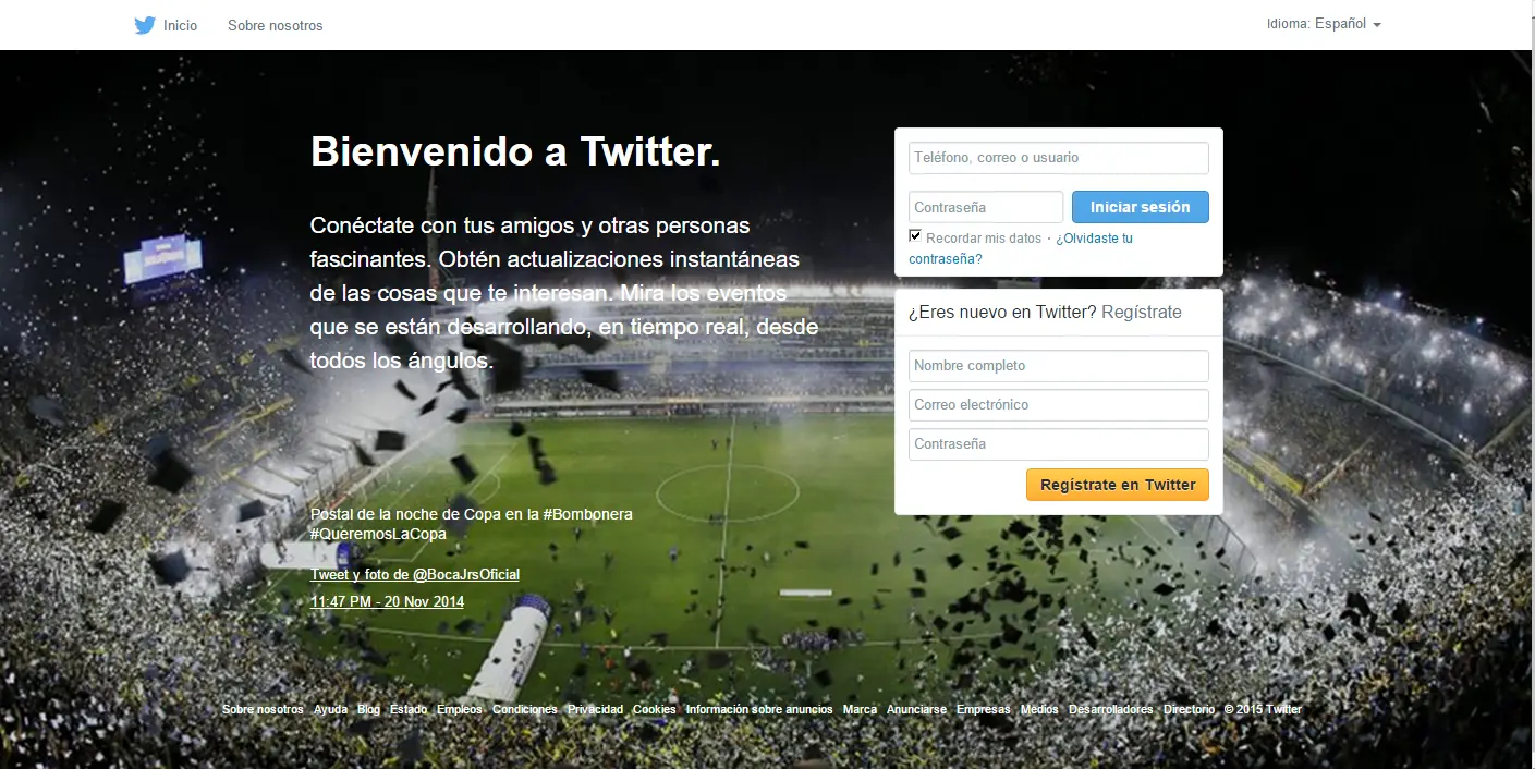 Hinchas de river enfurecidos con twitter
