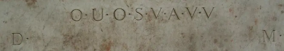 Misterio de OUOSVAVV (Resuelto por mi)