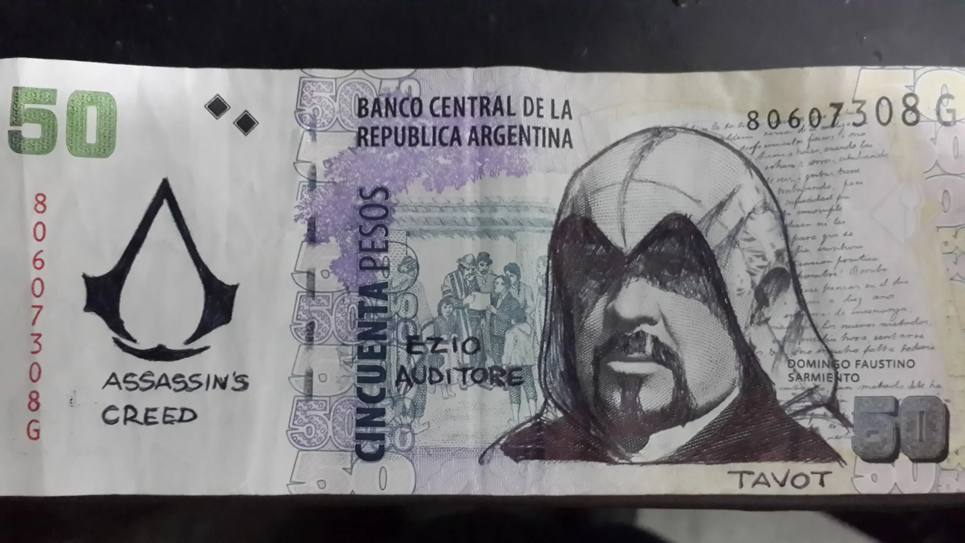 Dibujé Billetes de 50 pesos y te lo muestro Dibujé Billetes de 50 pesos y te lo muestro