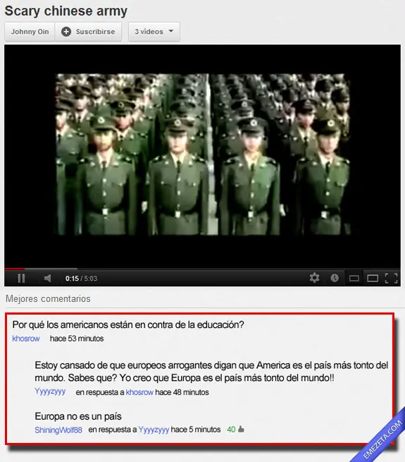 Los 20 comentarios más graciosos de Youtube (Parte 2)