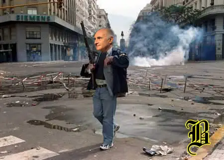 De la Rúa indignado.