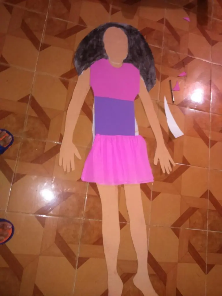 Hice una loli de cartón y te la muestro