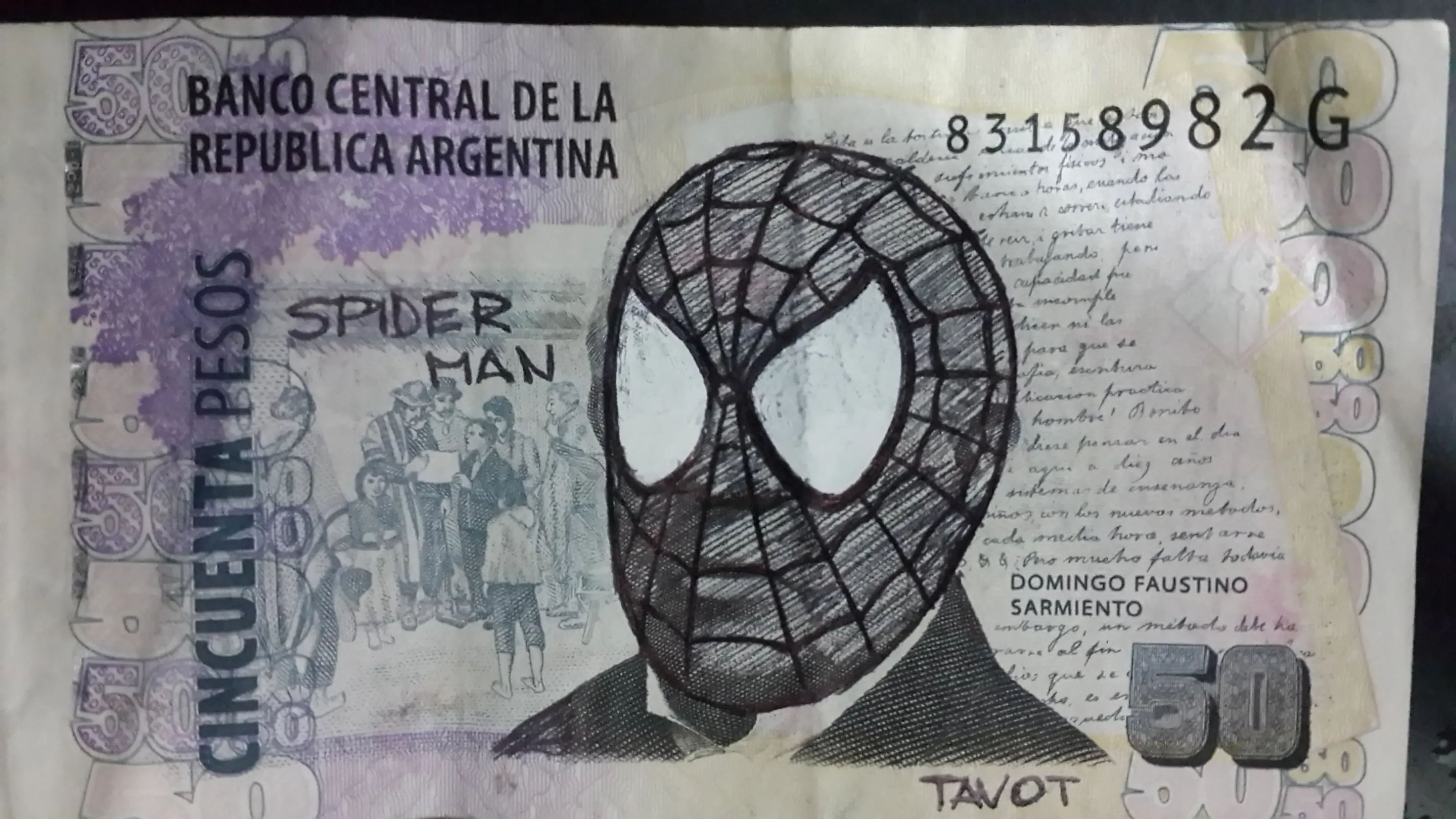 Dibujé Billetes de 50 pesos y te lo muestro Dibujé Billetes de 50 pesos y te lo muestro