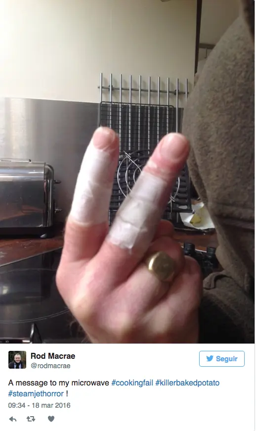 Esto pasa cuando no sos buen cocinero