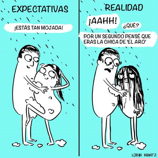 Expectativa vs Realidad en momento de la intimidad
