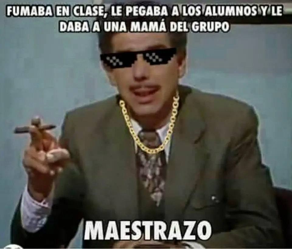 Profesor Jirafales, yo te banco, te vamos a extrañar