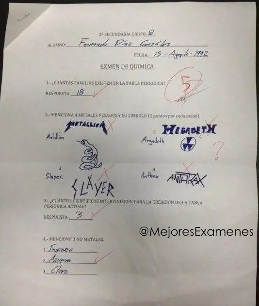 25 respuestas ingeniosas de exámenes