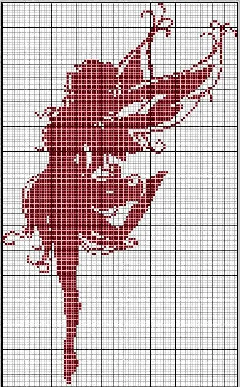 Hadas en punto de red (crochet)